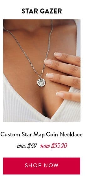 Custom Star Map Necklace