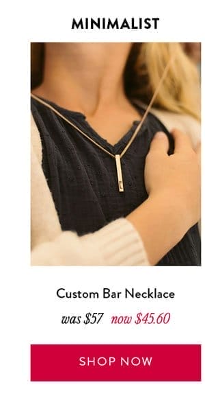 Custom Bar Necklace