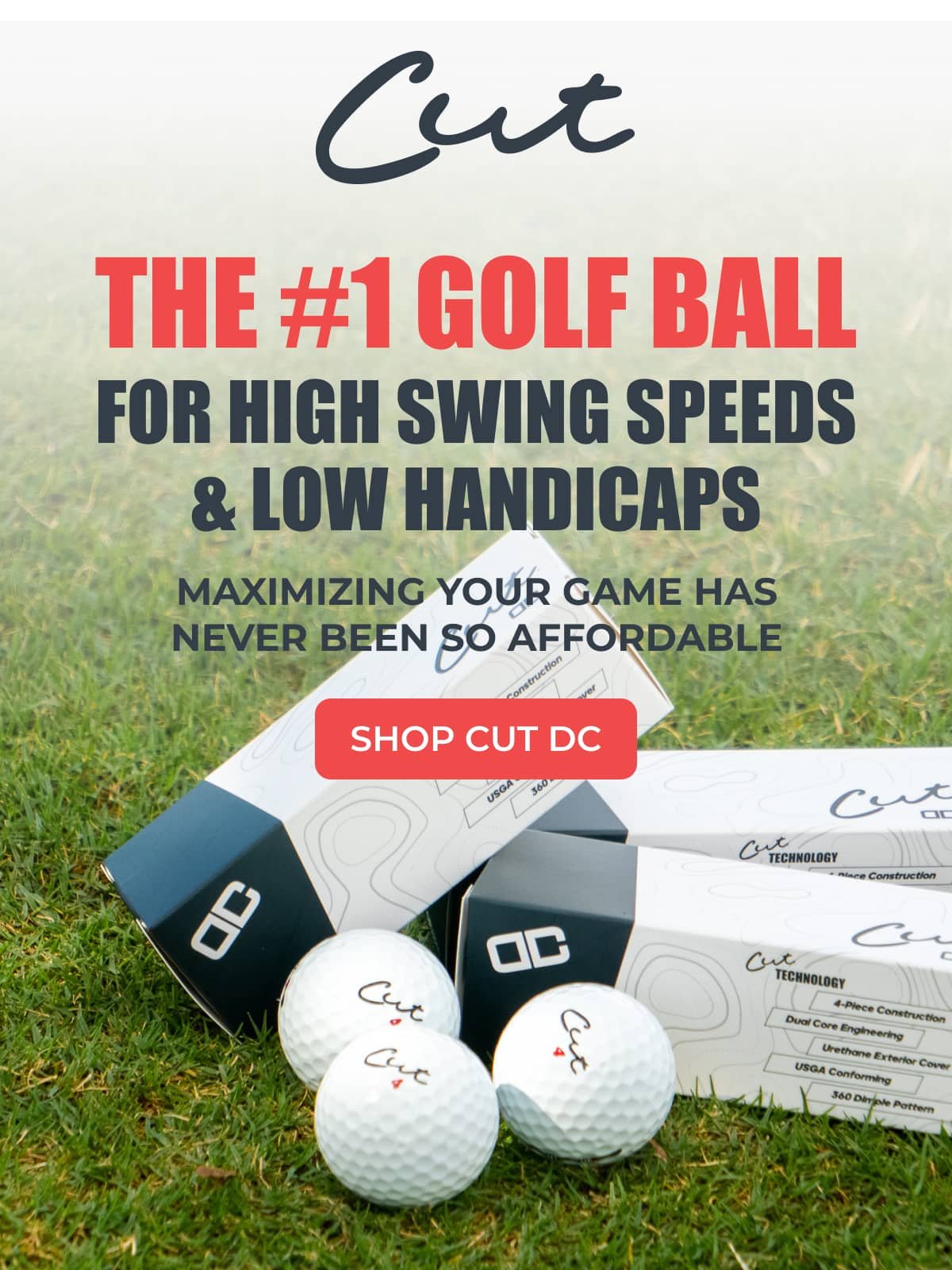 THE #1 GOLF BALL FOR HIGH SWING SPEEDS & LOW HANDICAPS