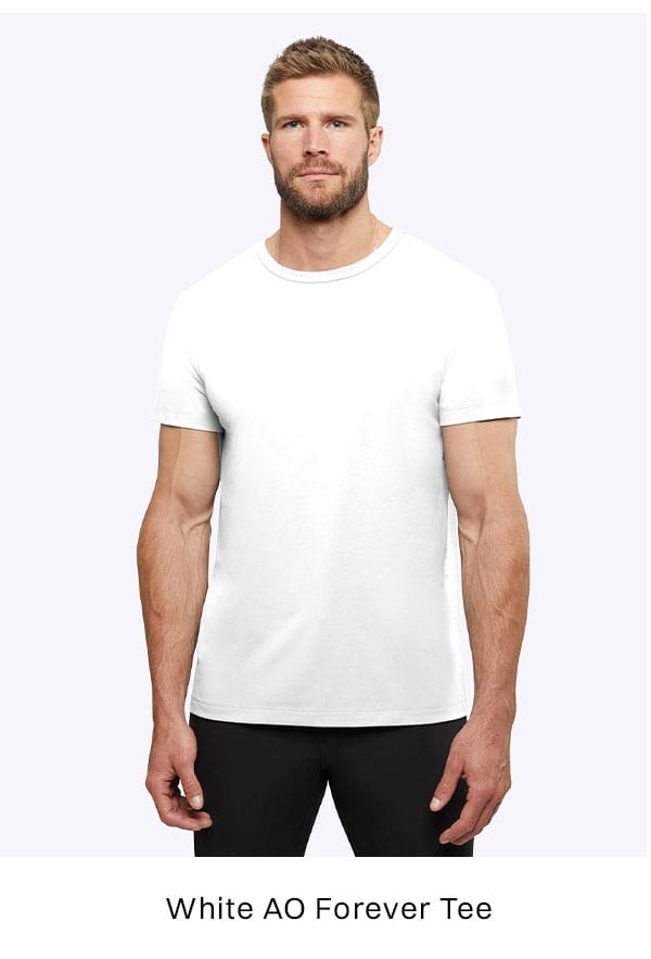 White AO Forever Tee