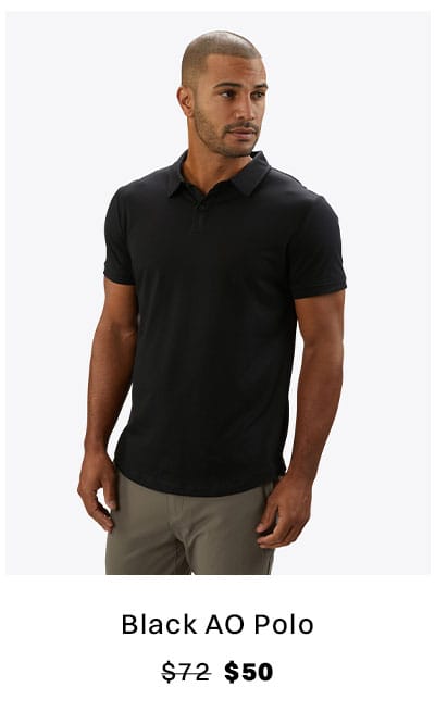 Black AO Polo