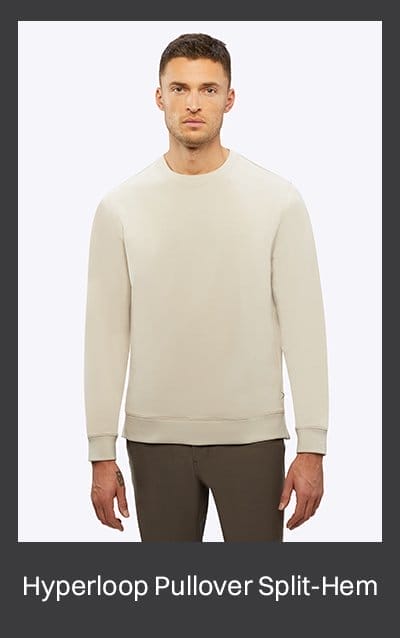 Hyperloop Pullover Split-Hem