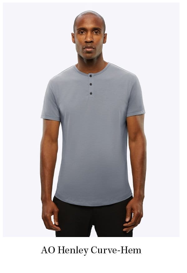 AO Henley Curve-Hem