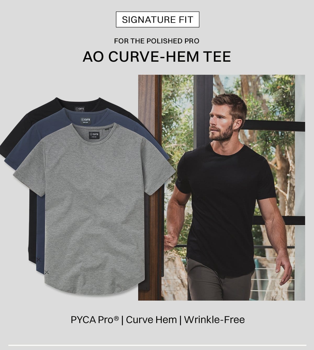 AO Curve-Hem Tee