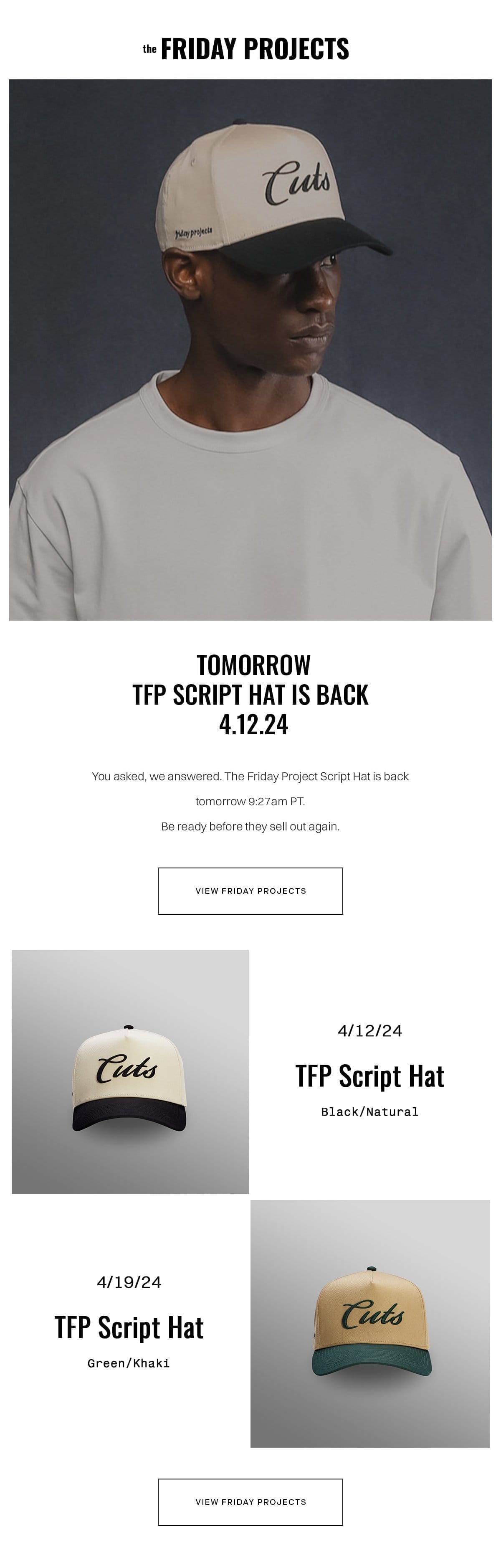 TFP Script Hat