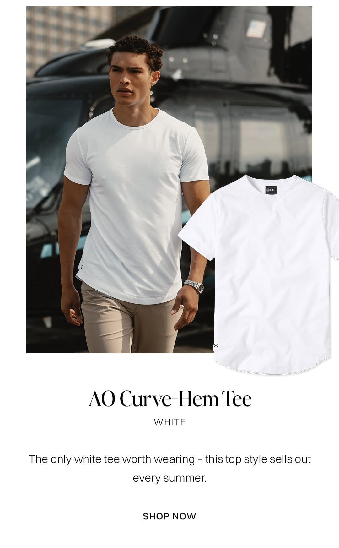 AO Curve-Hem Tee