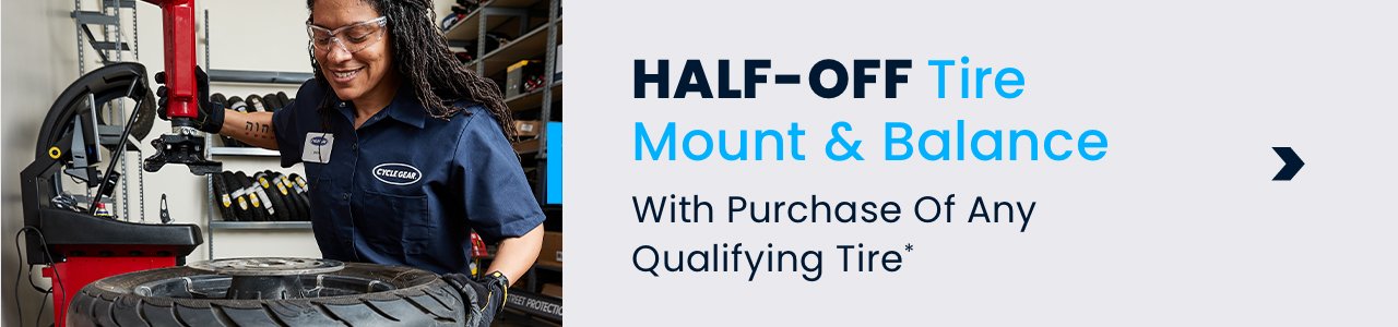 Half off tire mount