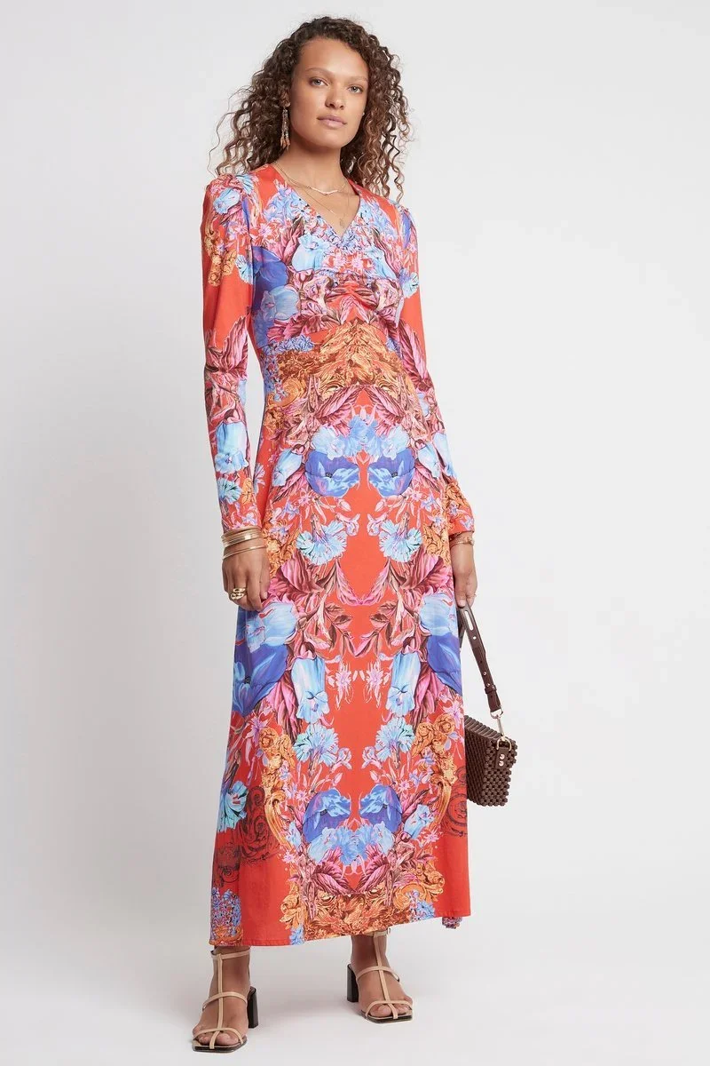 Image of POWER OF LOVE COTTON MAXI DRESS