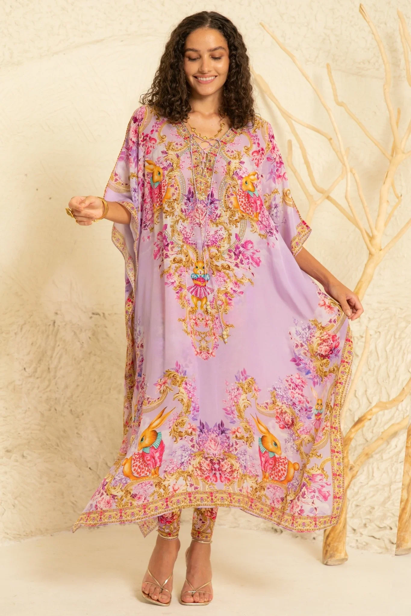 Image of Lavender Hops Medium Kaftan