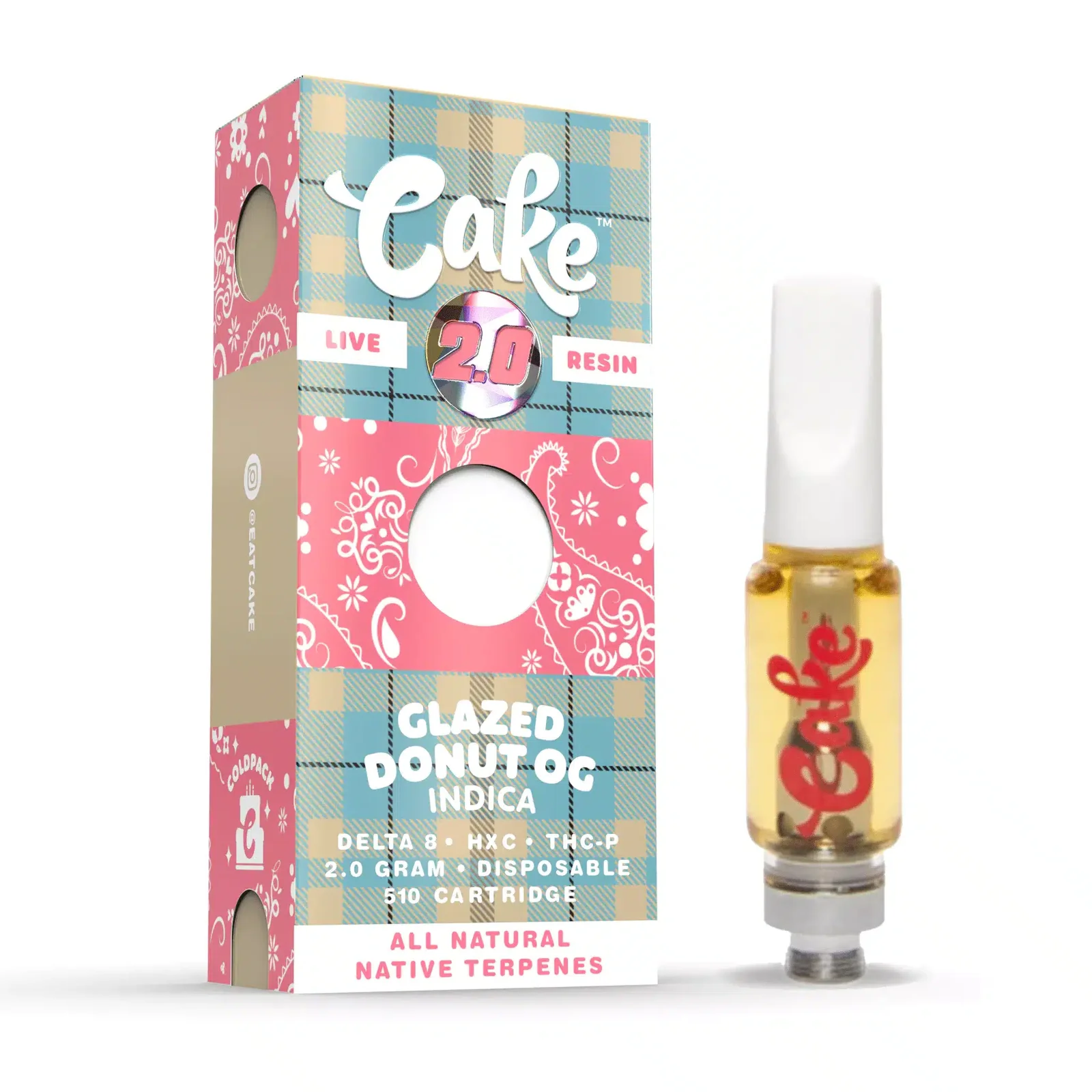 Image of Cake Coldpack Live Resin 510 Cartridge 2g