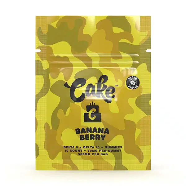 Image of Cake Delta 8 + Delta 10 Gummies 500mg (10pcs) - Berry Lemonade