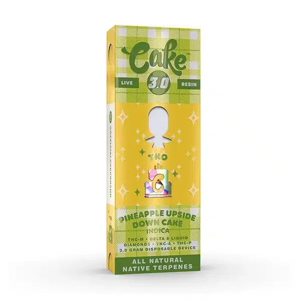 Image of Cake TKO Disposable Vape 3 Grams - Pineapple Upside Down Cake