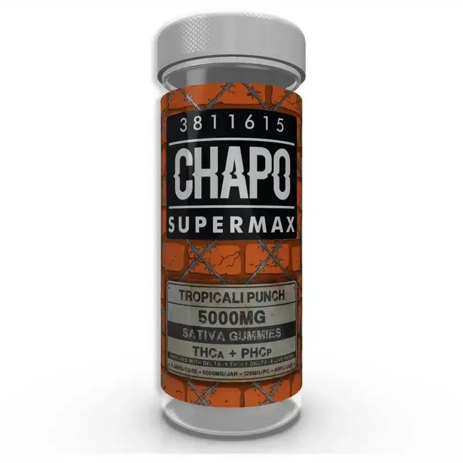 Image of Chapo Supermax Blend Gummies 5000mg 25pc - Tropicali Punch