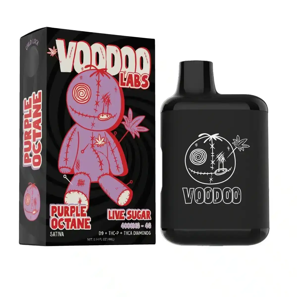 Image of Voodoo Labs Live Sugar Disposables 4g - Purple Octane