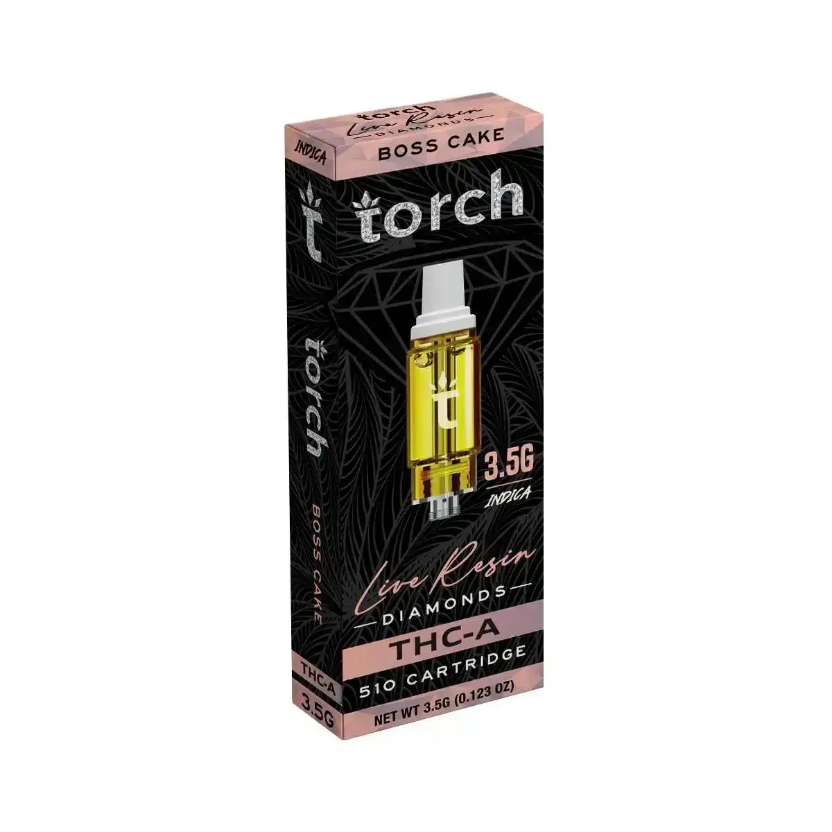 Image of Torch Live Diamonds THCA Vape Cartridge Boss Cake 3.5g