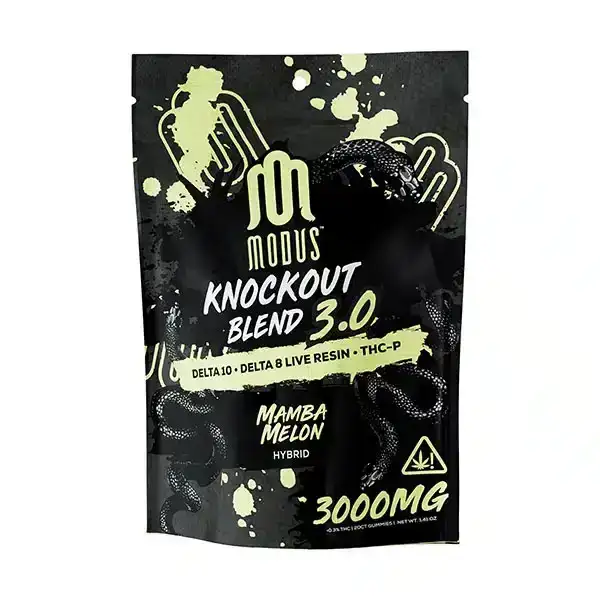 Image of Modus Knockout Blend 3.0 Gummies 3000mg (20pcs) - Mamba Melon