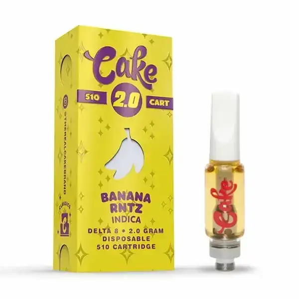 Image of Cake Delta-8 510 Cartridges (2.0g) - Banana Runtz