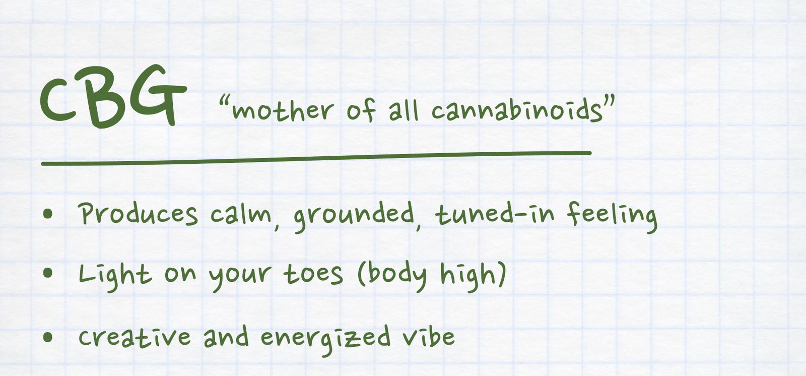 CBG “mother of all cannabinoids”