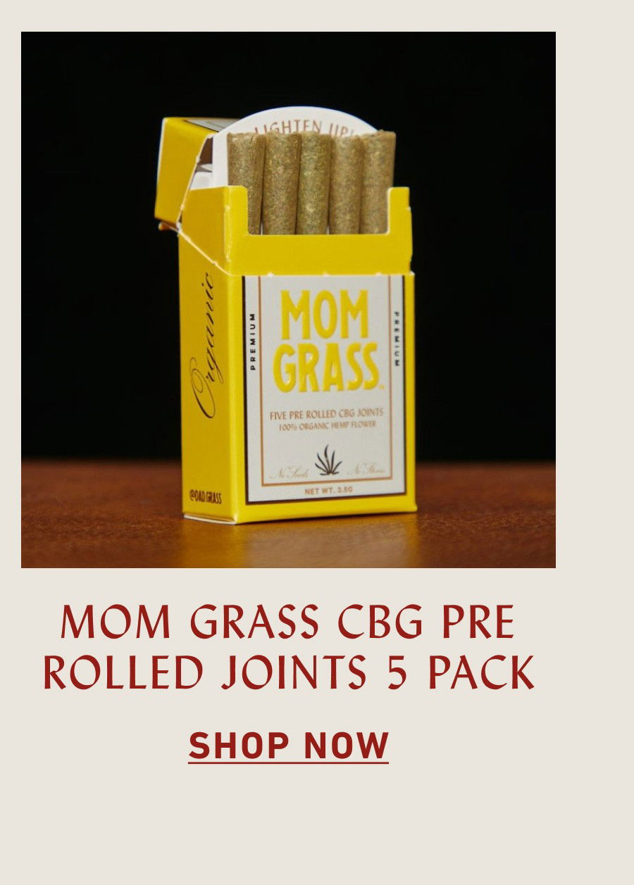 Mom Grass CBG Pre Rolled Joints 5 Pack