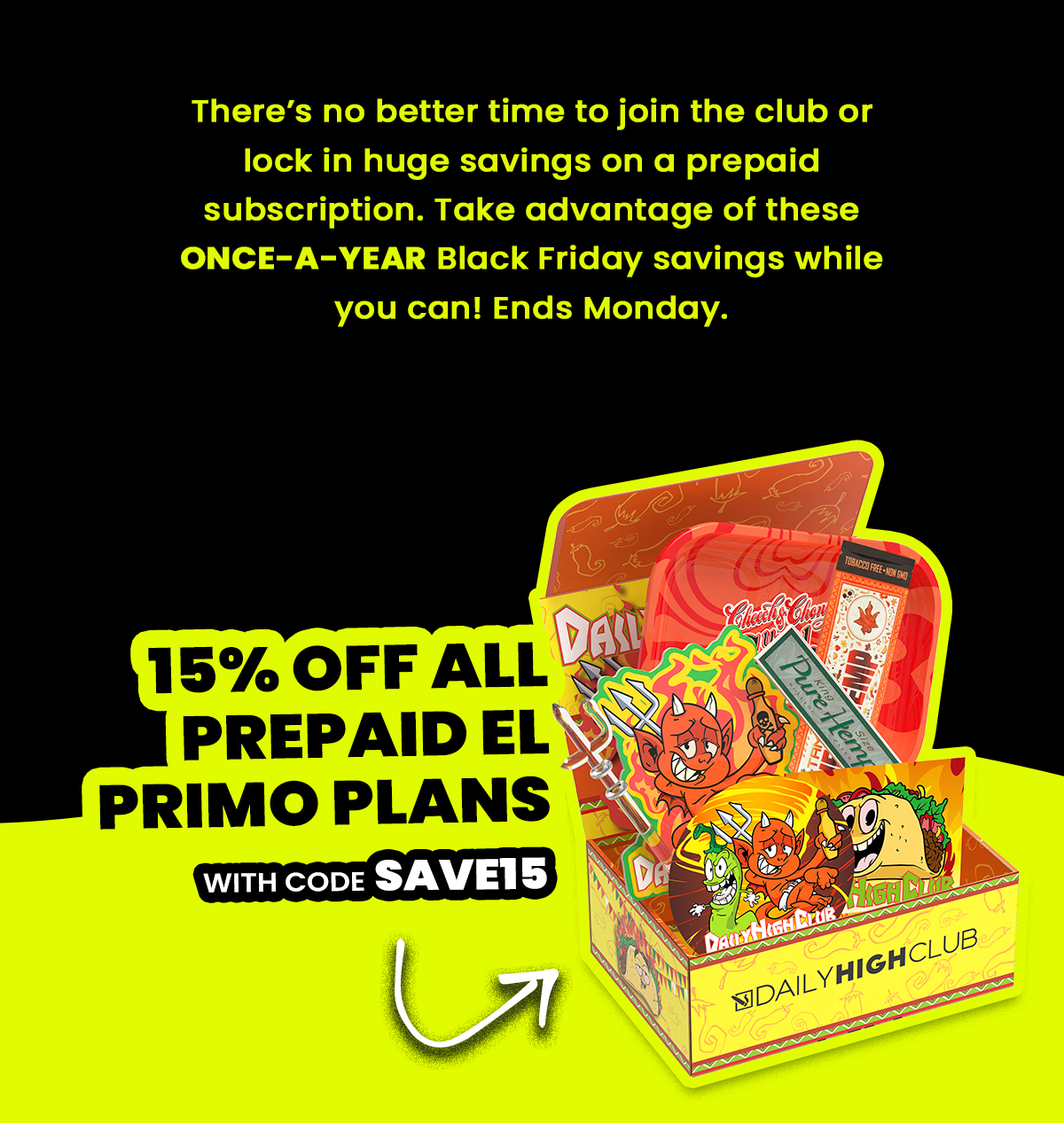 15% OFF ALL PREPAID EL PRIMO PLANS With code SAVE15