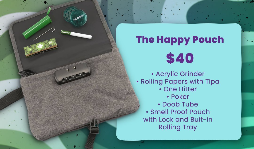 The Happy Pouch \\$40.00