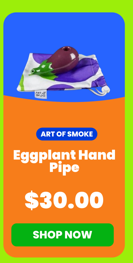 Eggplant Hand Pipe