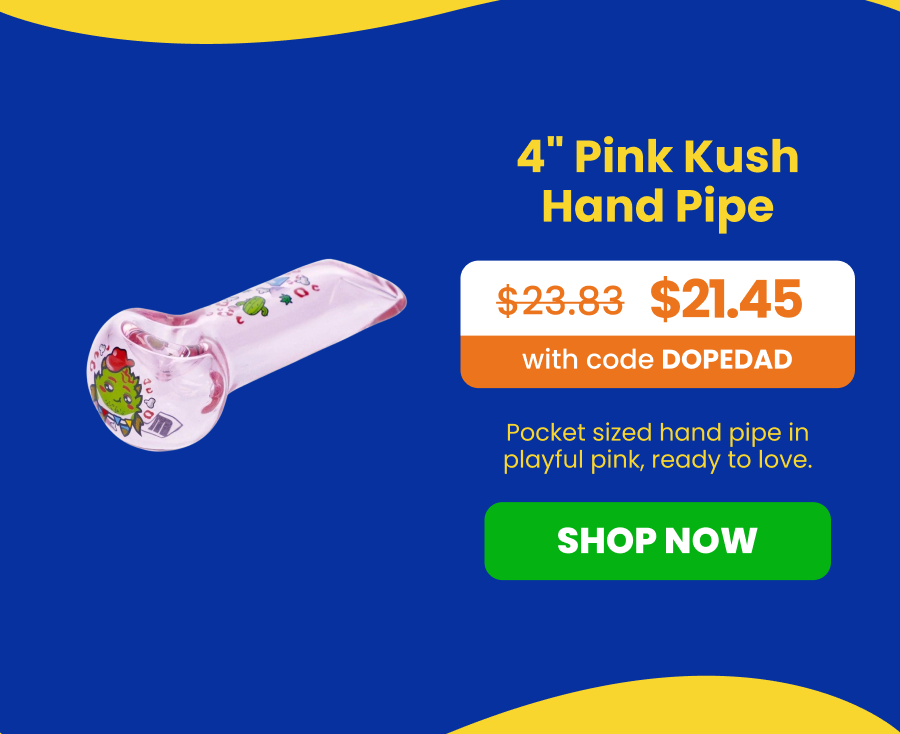 4" Pink Kush Hand Pipe