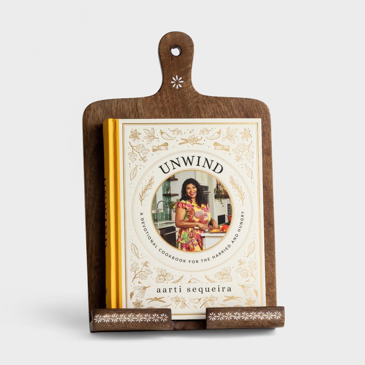 Aarti Sequeira - Unwind Cookbook + Cookbook Stand Set