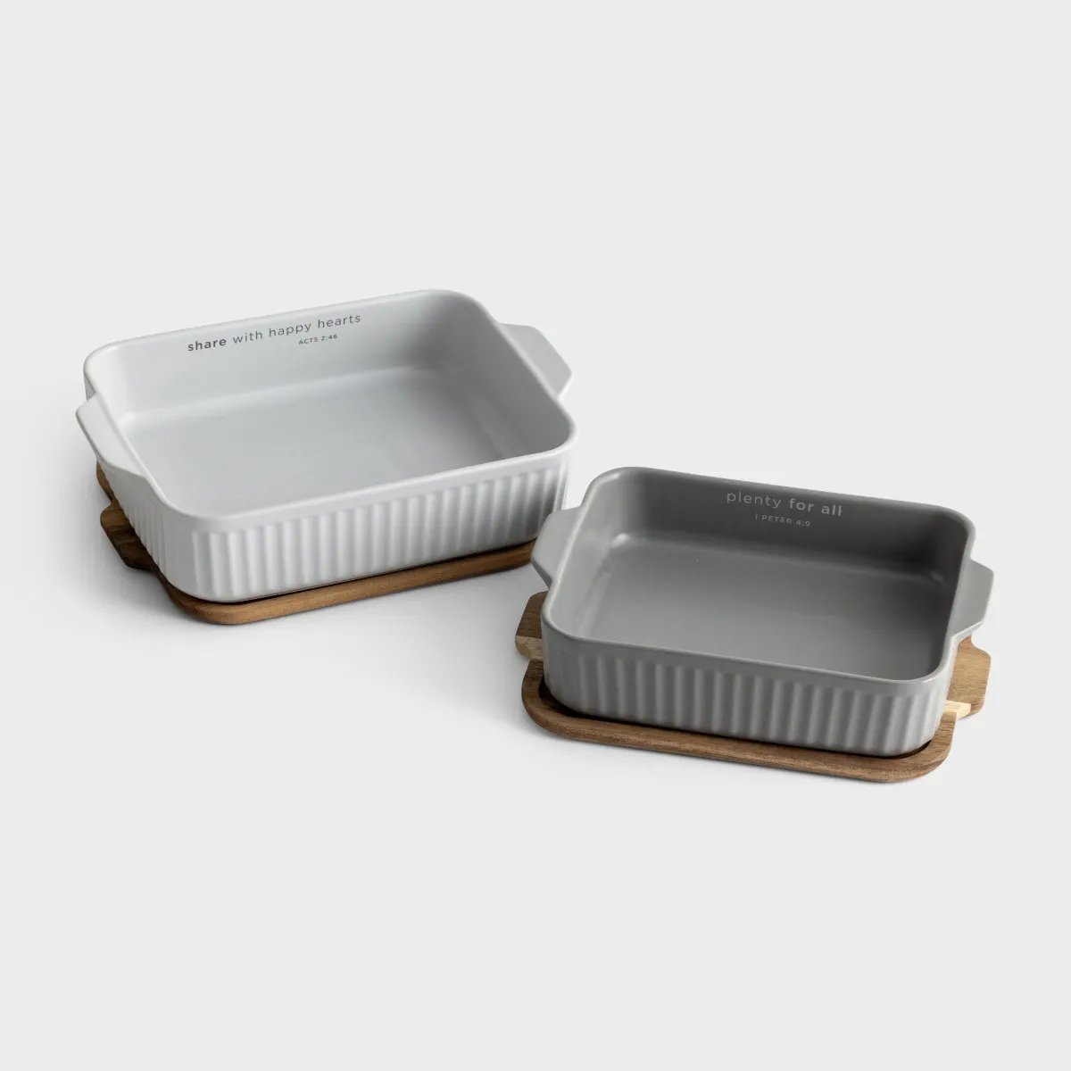 Mary & Martha - Simply Elegant Baking Dish, Set of 2