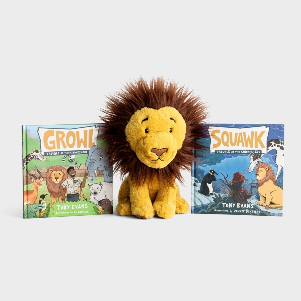 Tony Evans - Kindness Zoo Books + Lion Plush - Gift Set