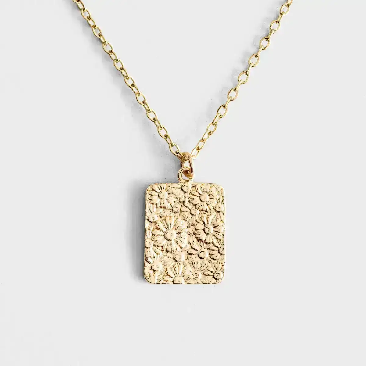 Planted - Gold Embossed Necklace