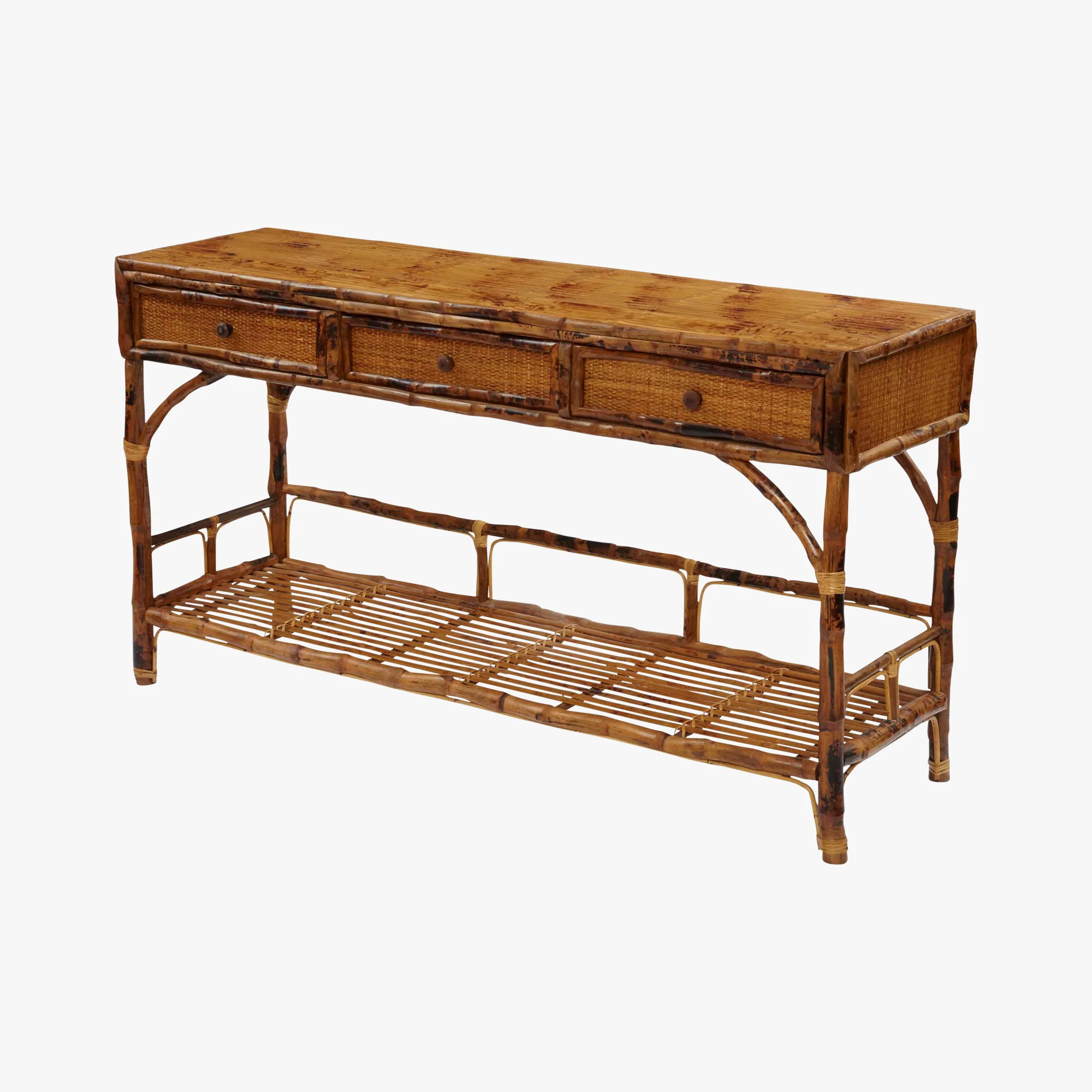 Image of Tortoise Bamboo Buffet Console