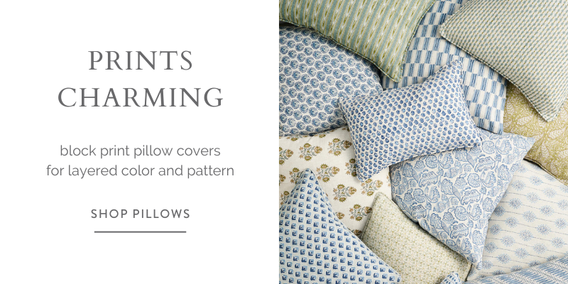 Dear Keaton Block Print Pillow Collection