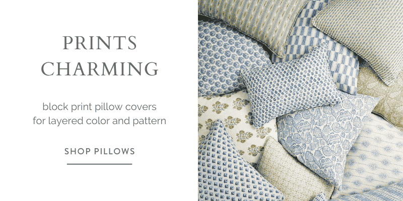 Block Print Pillow Covers