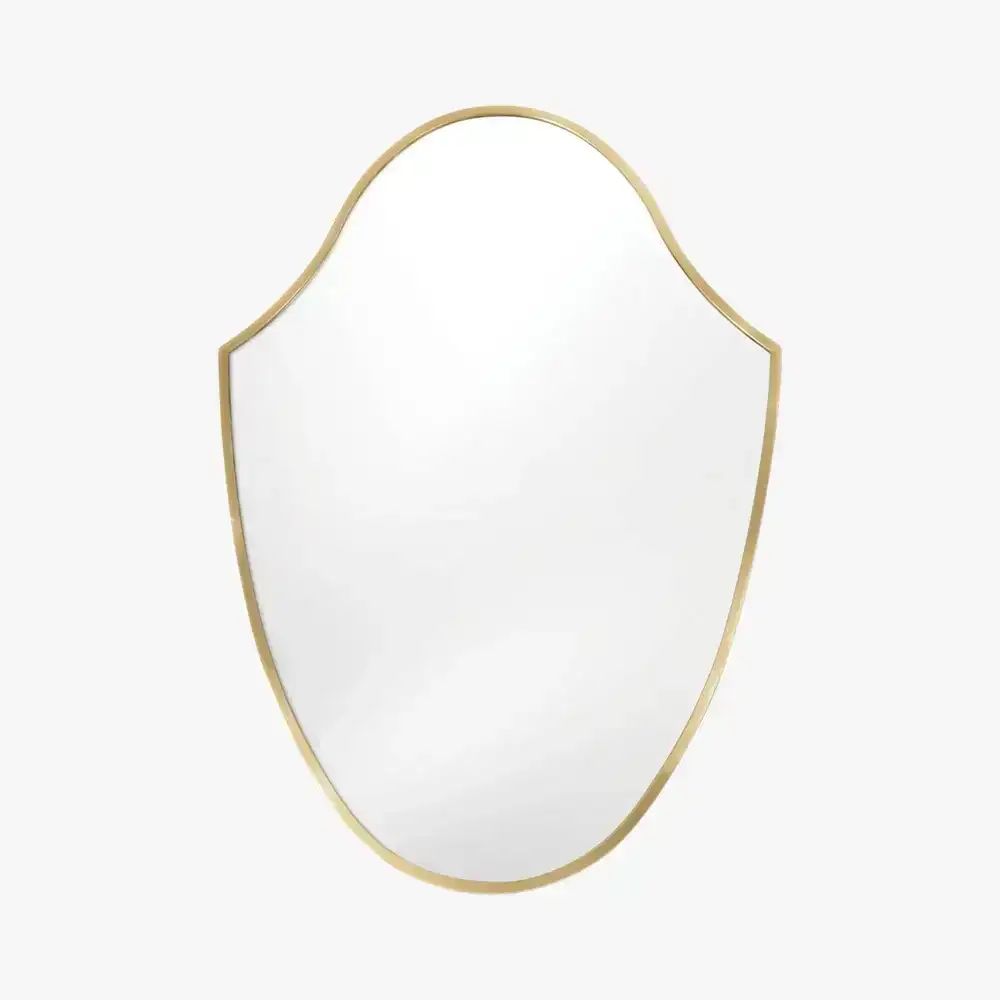 Image of Crest Brass Mirror