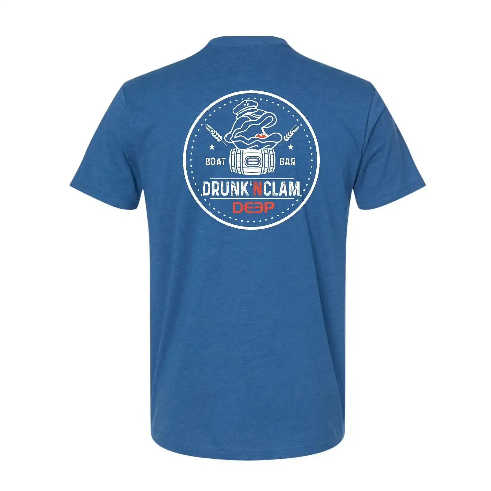 Limited Time Drunk N Clam Tee - Blue