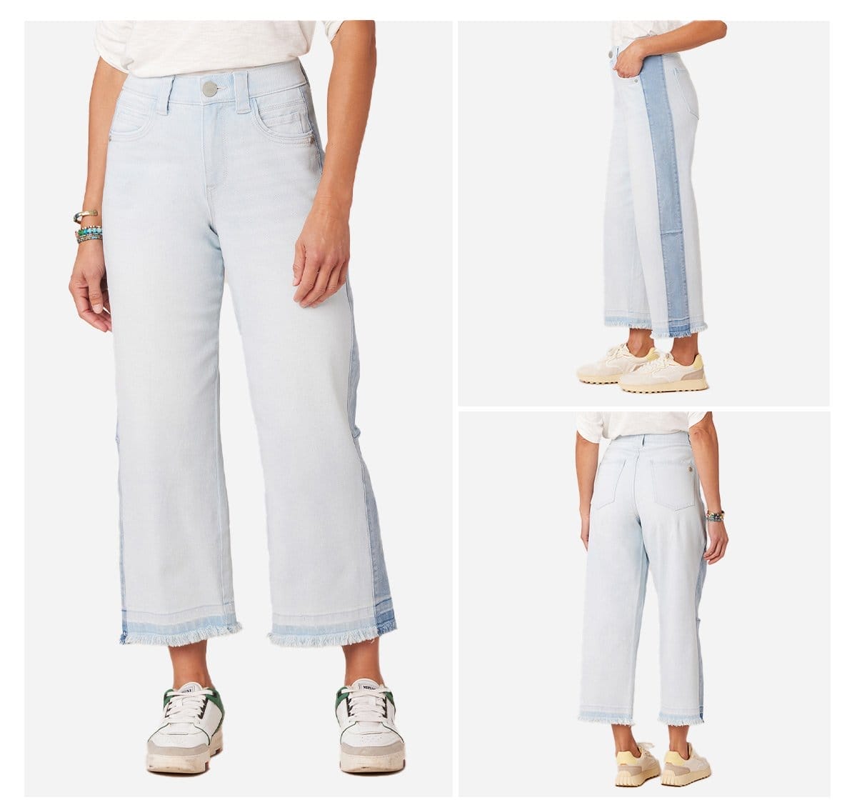 "Ab"solution Skyrise Relaxed Straight Leg Release Fray Hem Jean