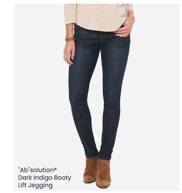 Dark Indigo "Ab"solution® Booty Lift Jegging