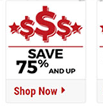 Save Up to 75%