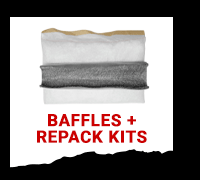 Shop Baffles and Repack Kits