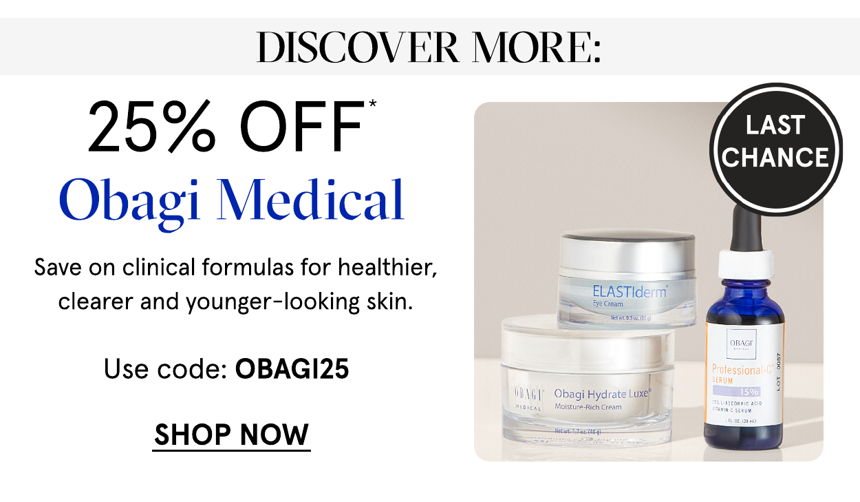 25% Off Obagi Medical