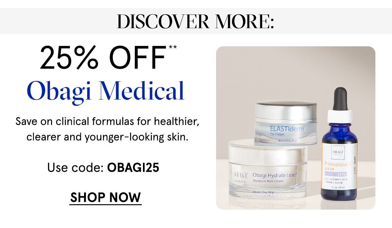 25% Off Obagi Medical