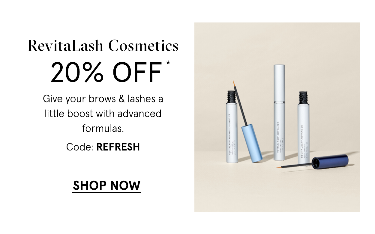 RevitaLash Cosmetics 20 off with code: REFRESH