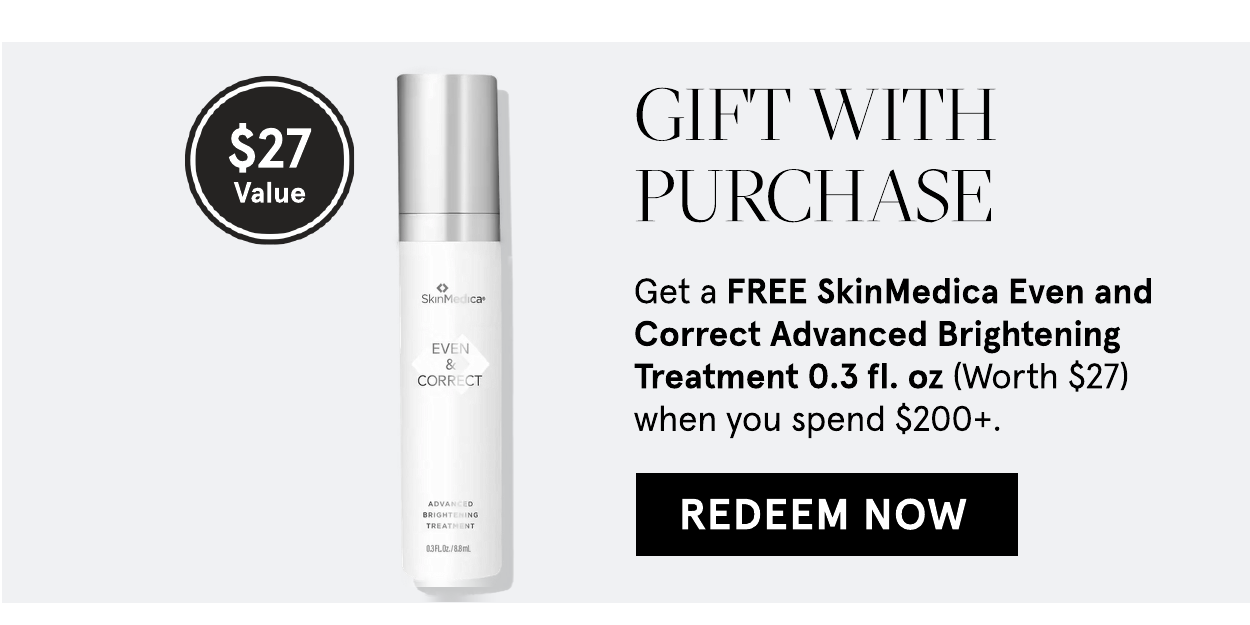 FREE SkinMedica GIFT with purchase