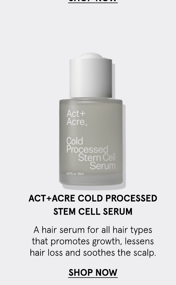 Act+Acre Cold Processed Stem Cell Serum