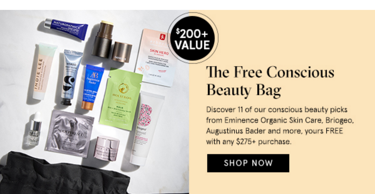 FREE BEAUTY BAG GIFT