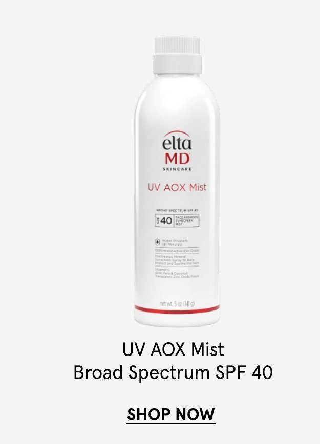 EltaMD UV AOX Mist Broad Spectrum SPF 40