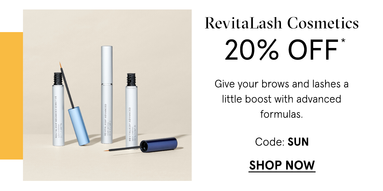 RevitaLash Cosmetics 20 off with code: SUN