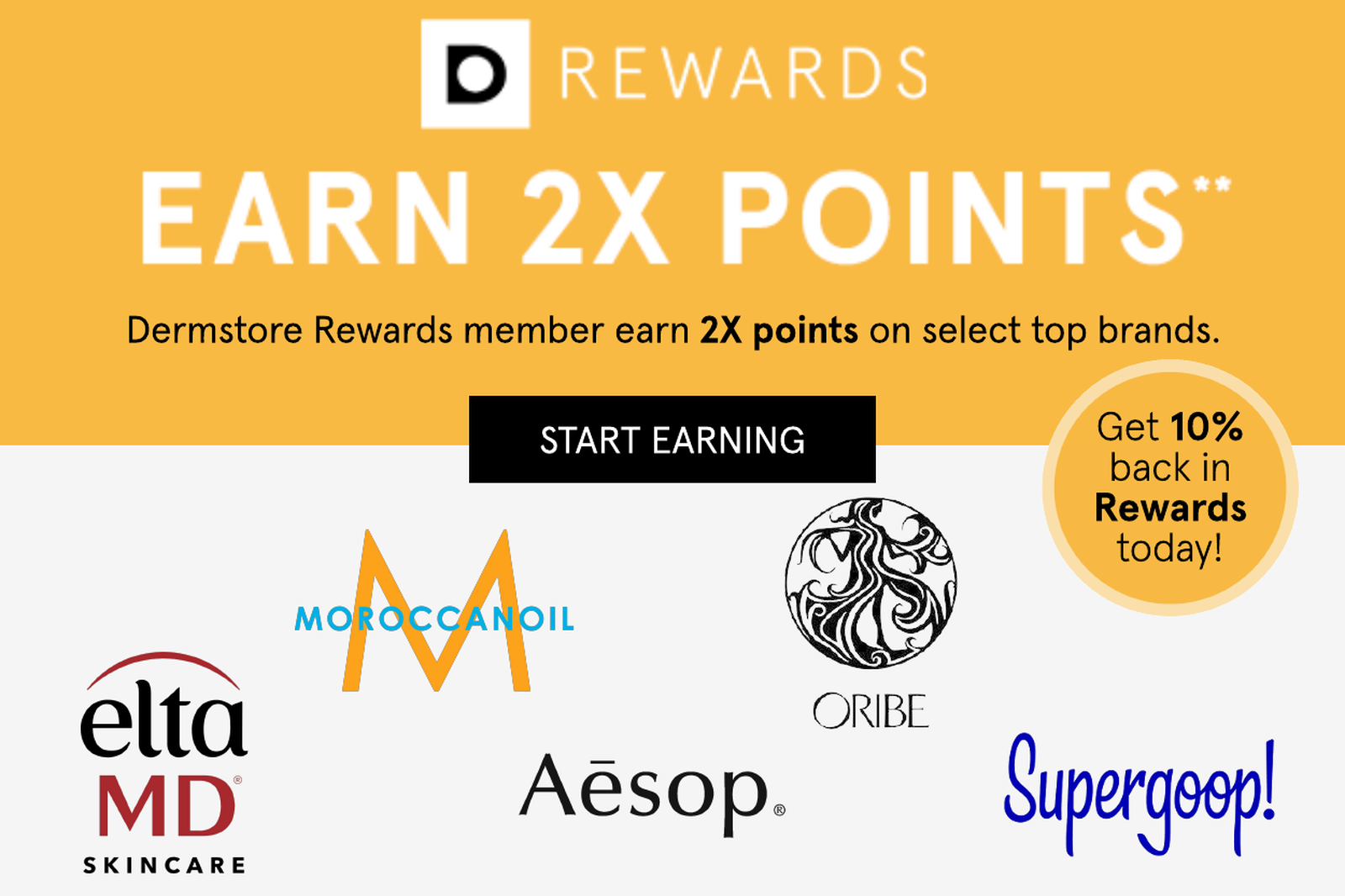 Earn 2x points