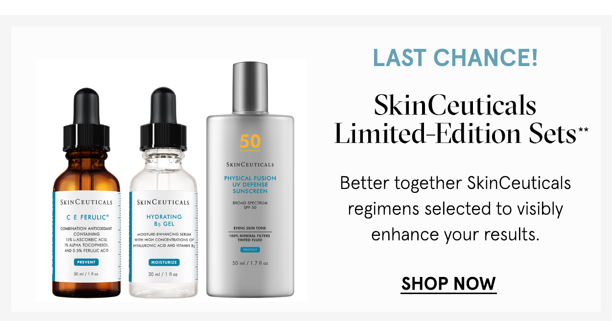 Earn 2x points on SkinCeuticals Limited Edition Sets